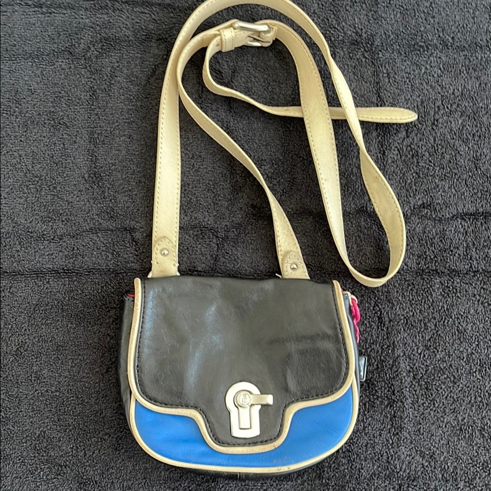 Stylish Black and Blue Women's Bag